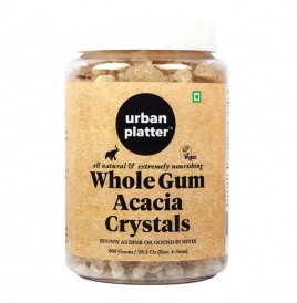 Urban Platter Whole Gum Acacia Crystals  Plastic Jar  800 grams